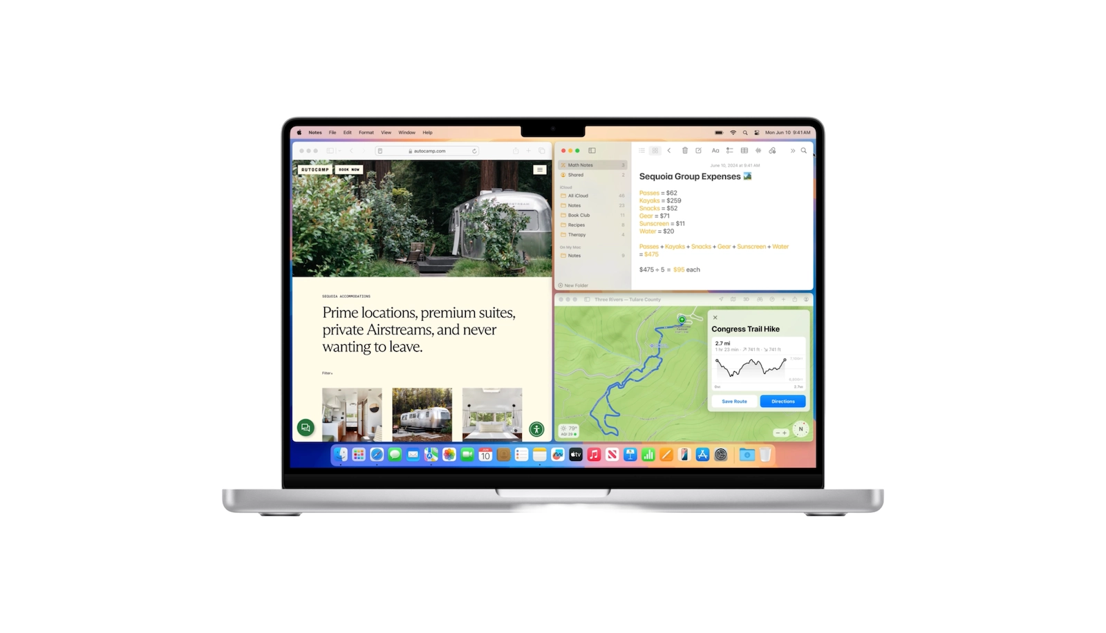 macOS Sequoia Fensteranordnung