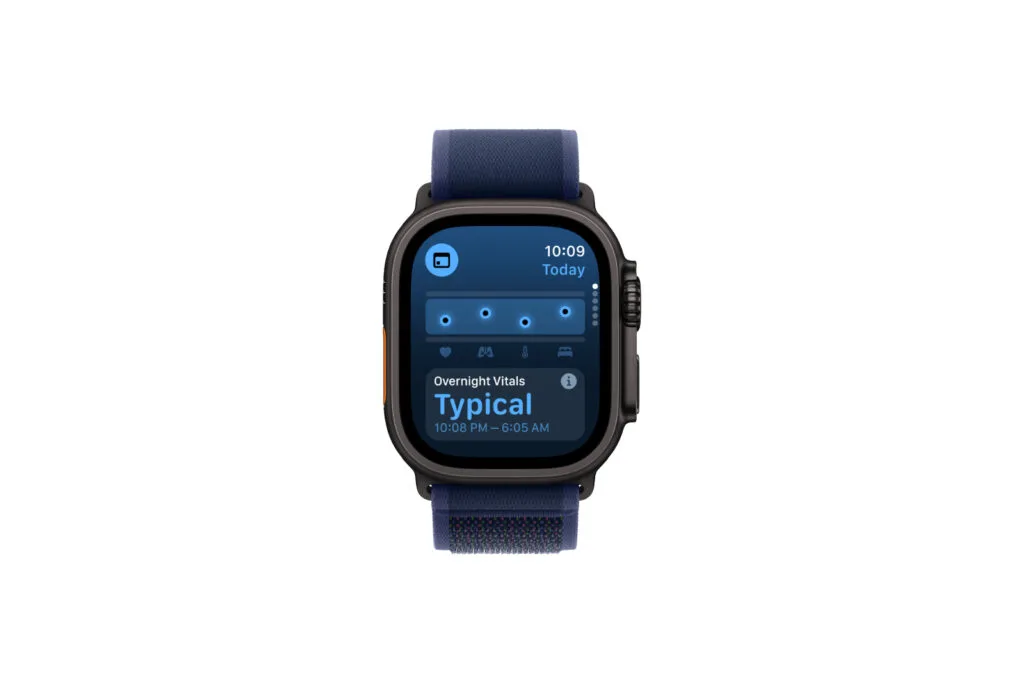 Vitalzeichen-App Apple Watch