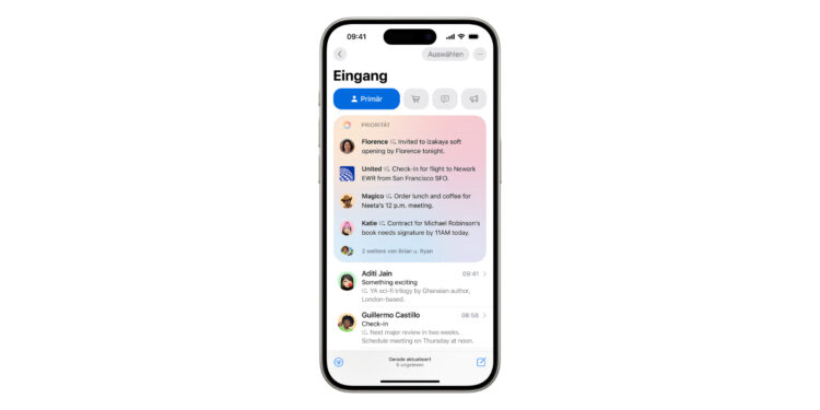 Apple Intelligence Email