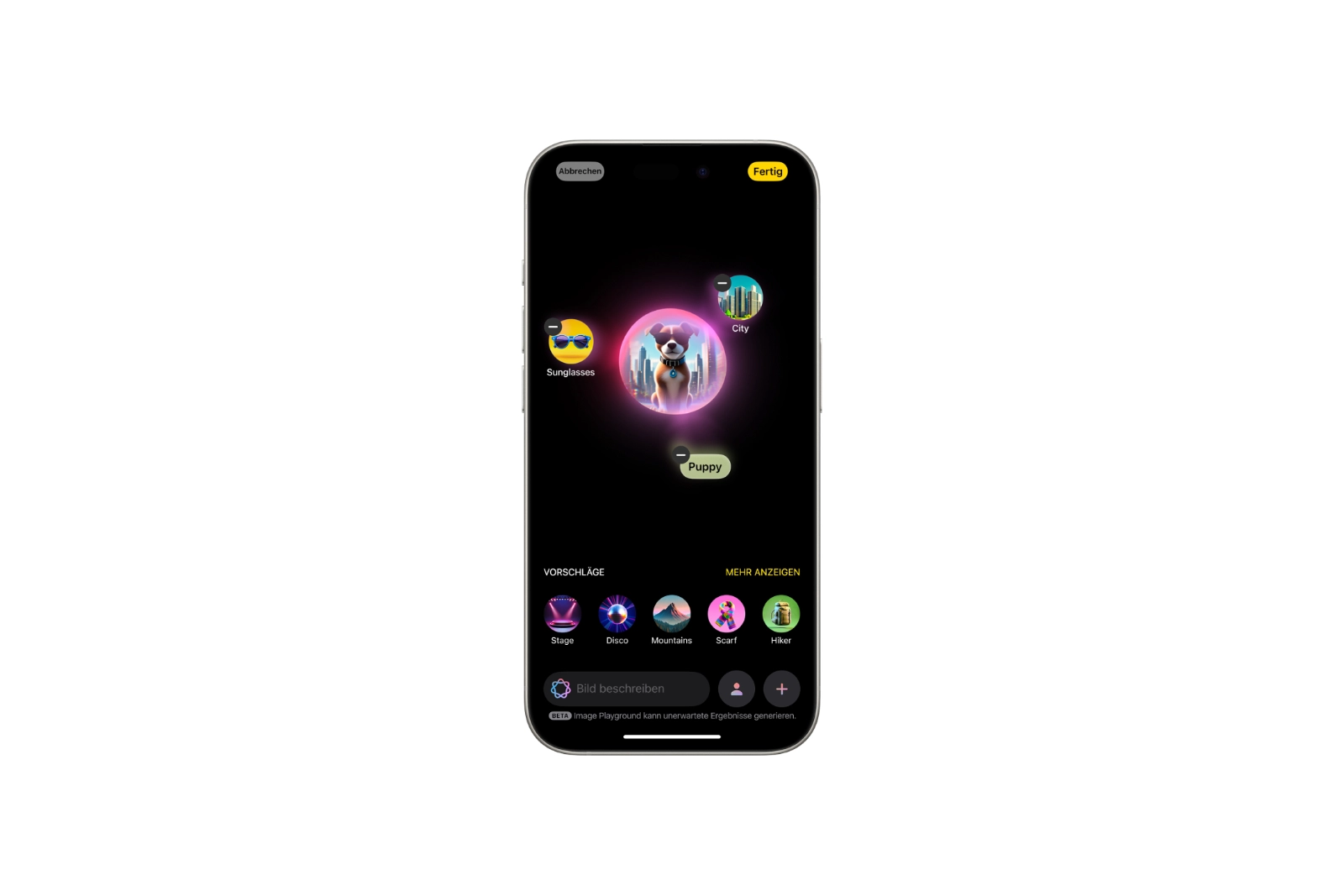 Apple Intelligence Image Playground