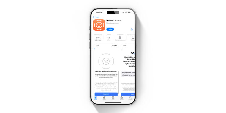 Apple Vision Pro Fit app