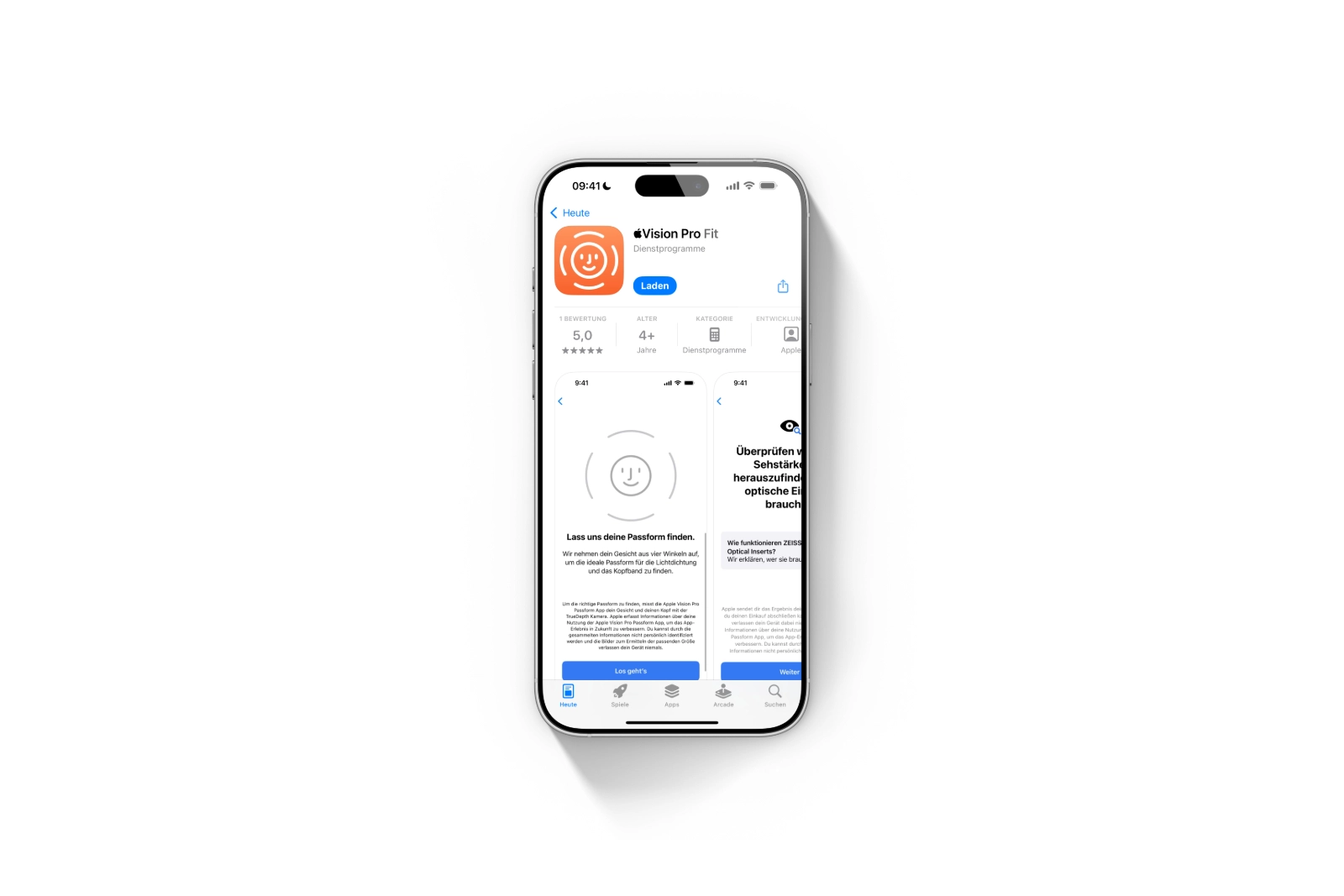Apple Vision Pro Fit App