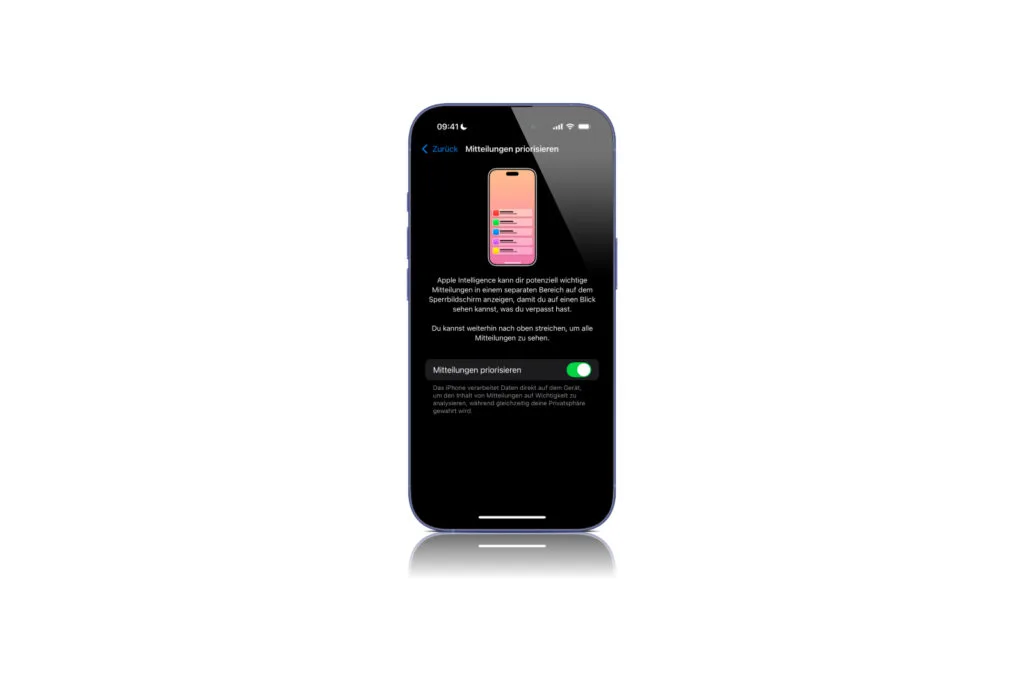 iOS 18.4 Mitteilungen priorisieren