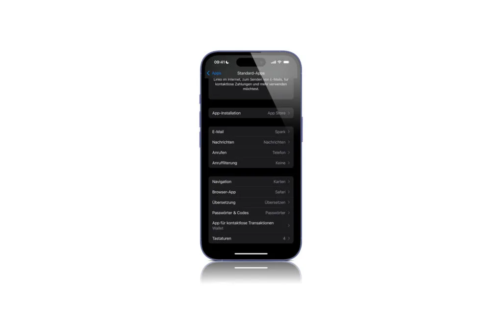 iOS 18.4 Standard-Apps