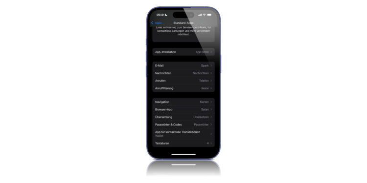 iOS 18.4 Standard-Apps