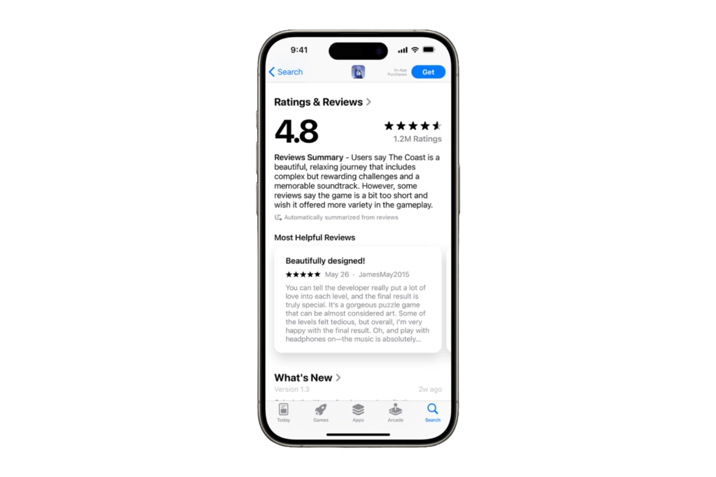 Apple Review summeries