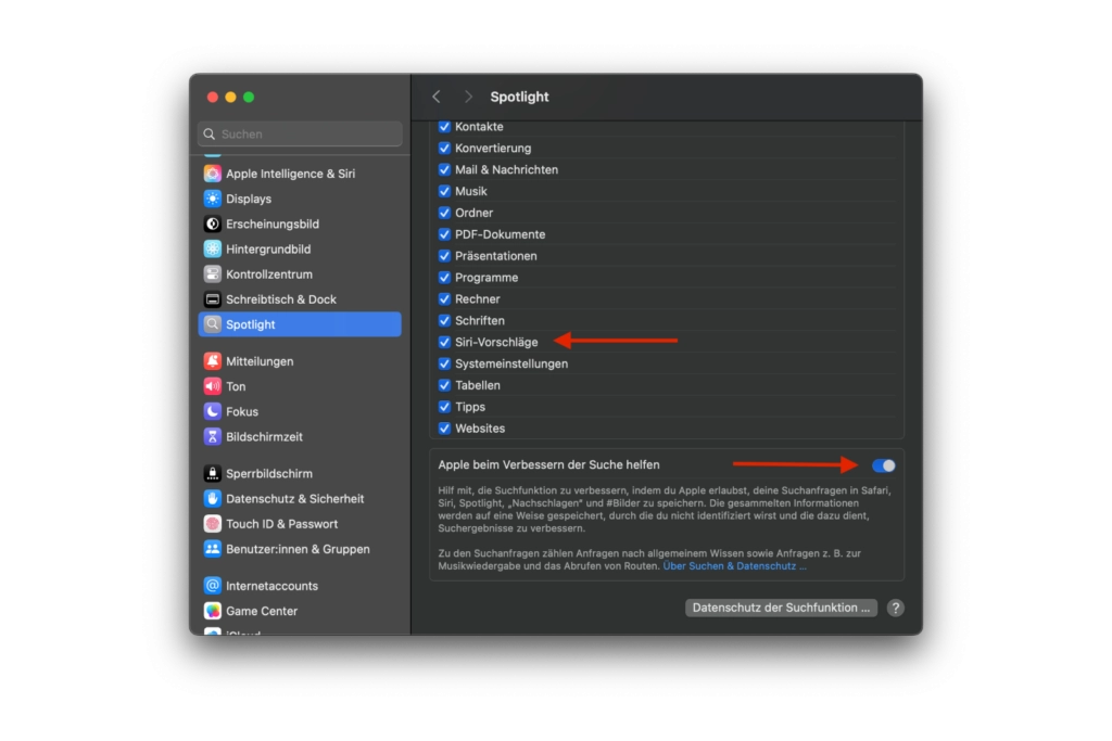 macOS Spotlight