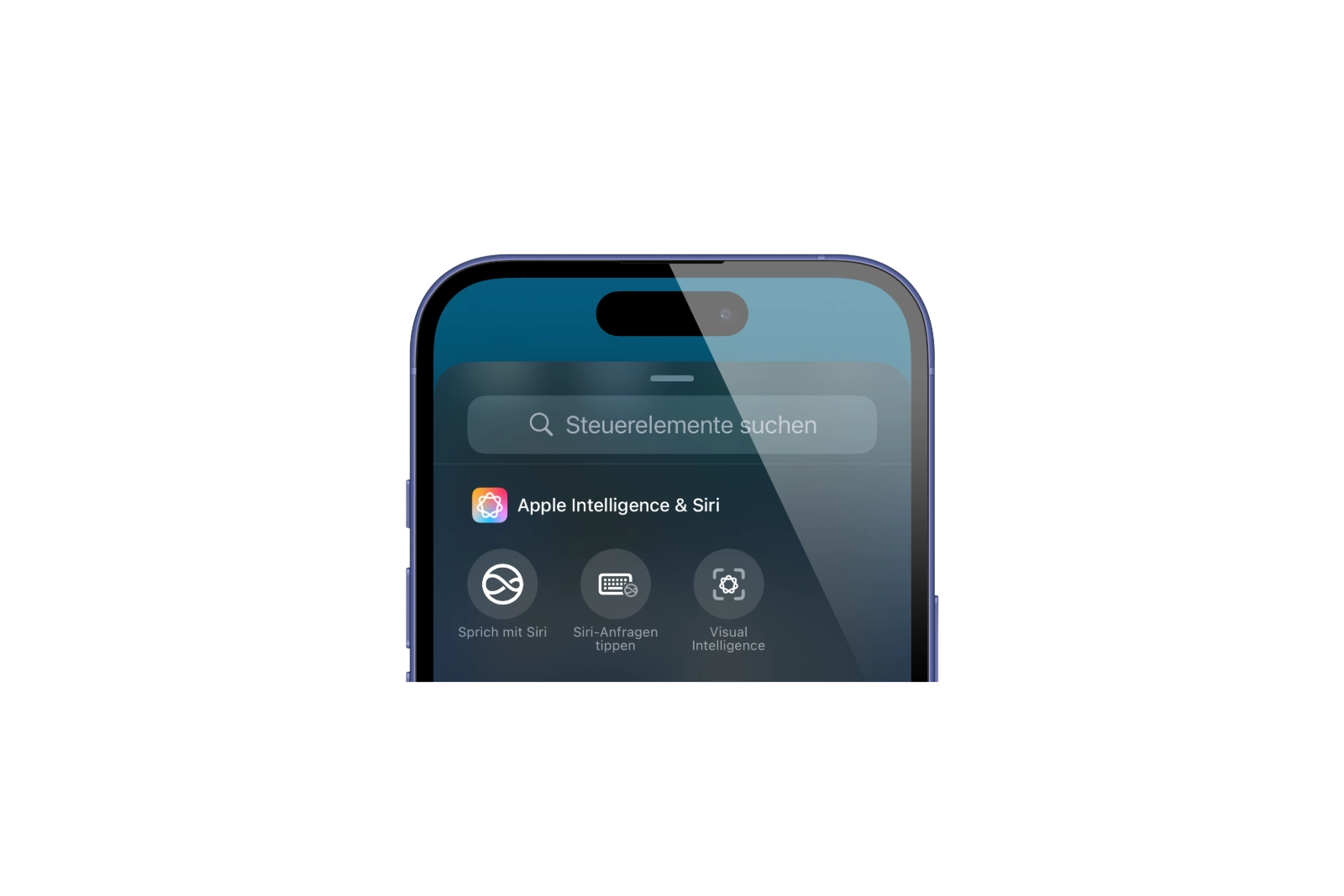 iOS 18.4 Beta 2 Kontrollzentrum
