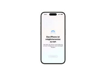 iPhone Bildschirmentfernung