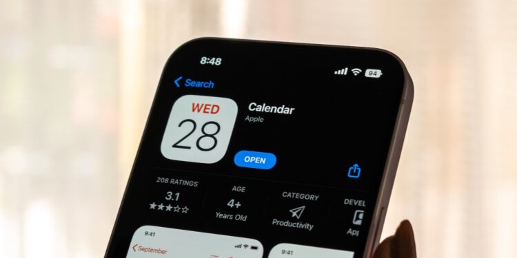 Apple Kalender App