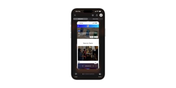 iOS 26 Screenshot Preview
