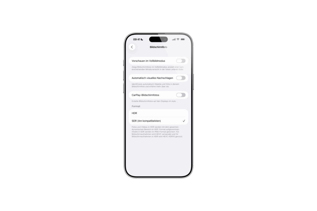 Disable iOS 26 screenshot preview