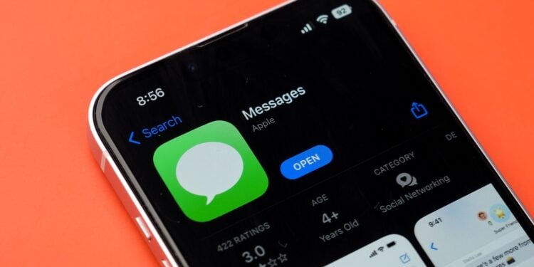iOS 26 Nachrichten App