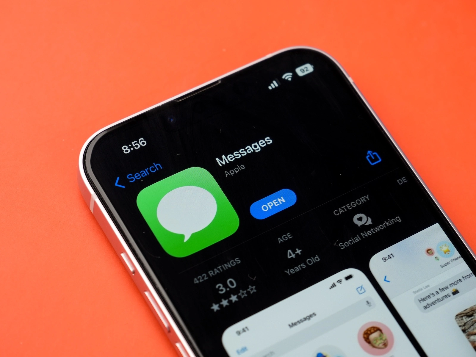 iOS 26 Nachrichten App