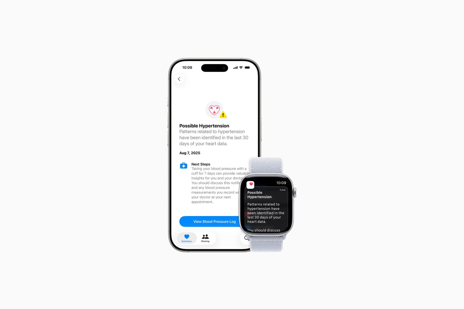 Apple Watch Bluthochdruckwarnungen