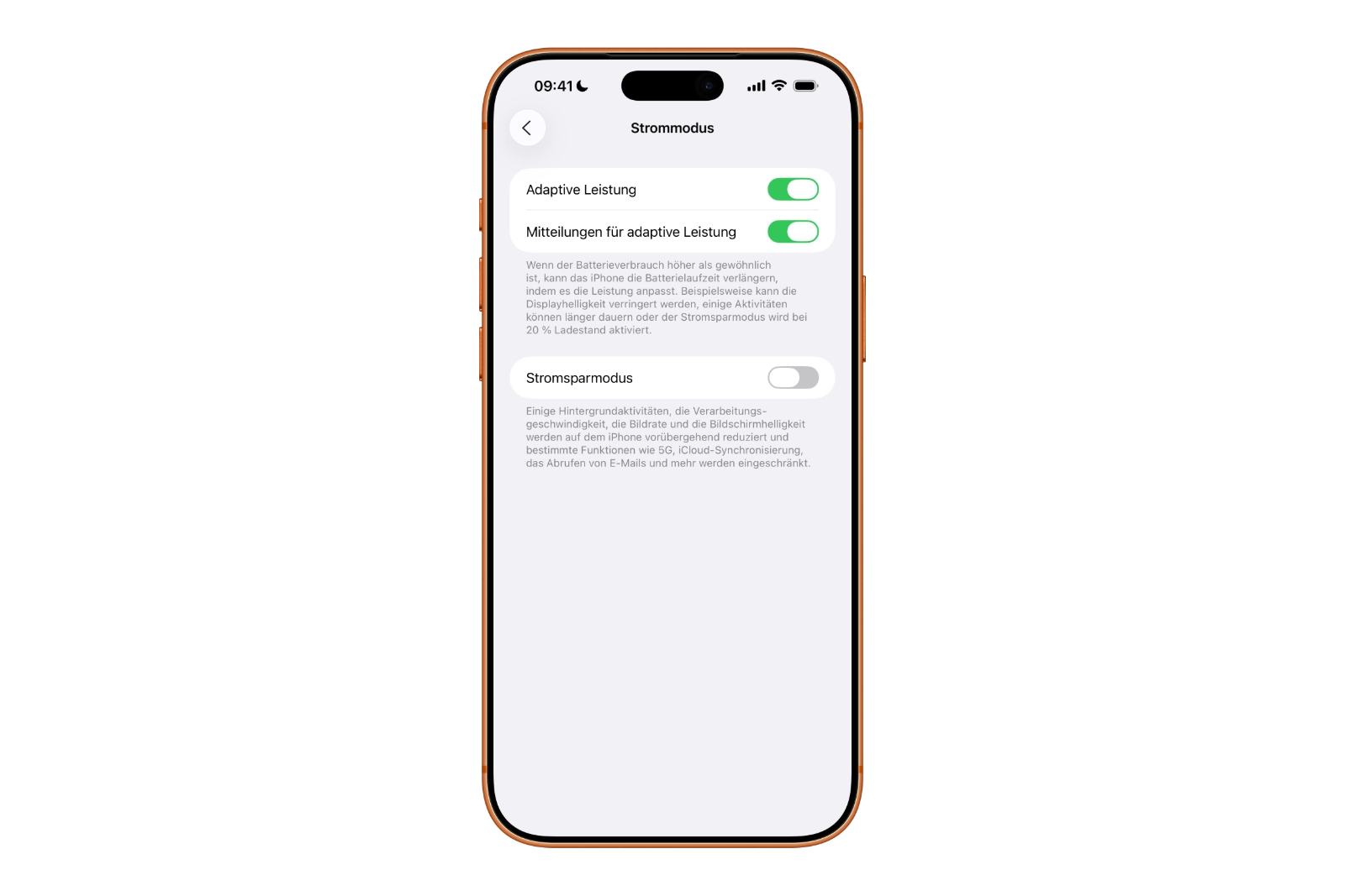 iOS 26 Adaptive Power