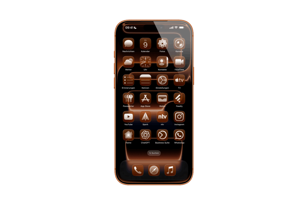 iOS 26: Change the color of app icons to match the MagSafe case