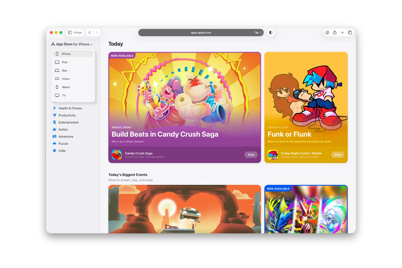 Apple App Store Web