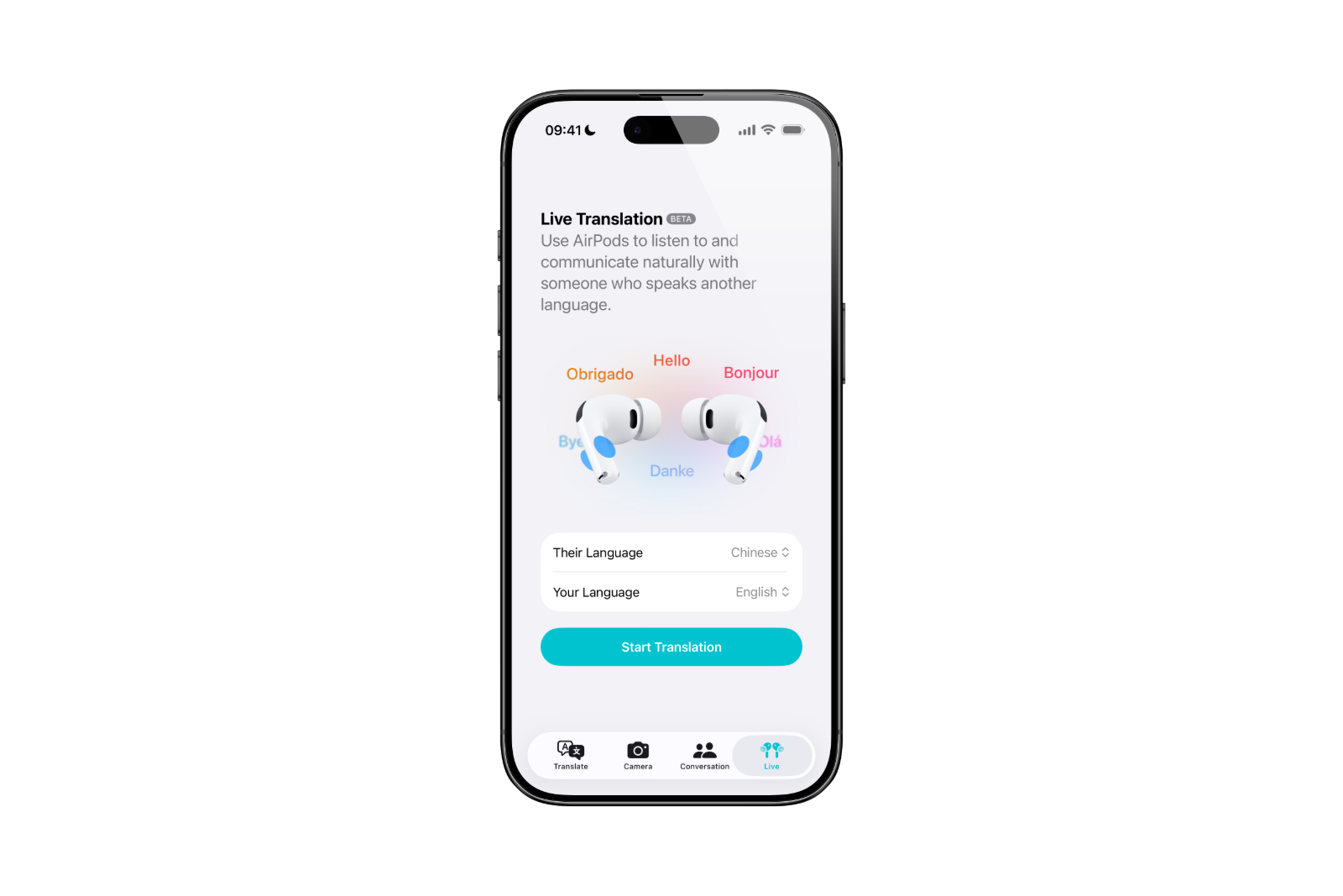 Live Translation AirPods