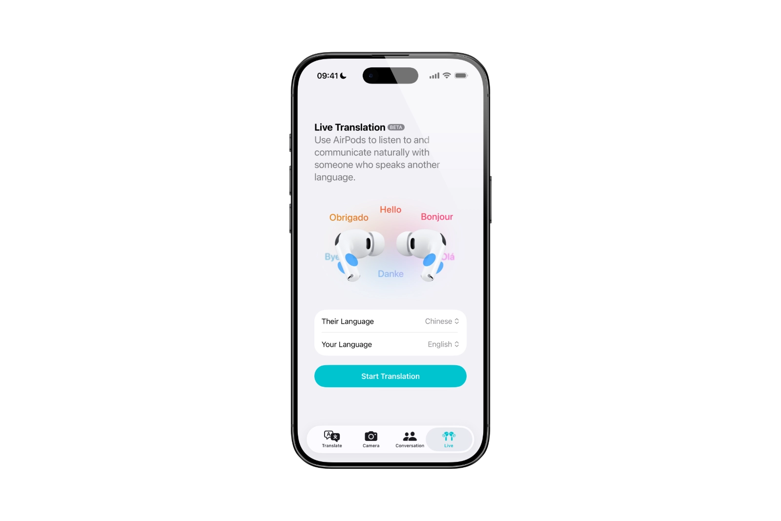 Live Translation AirPods