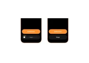 iOS 26.1 Schieberegler Stopp-Button