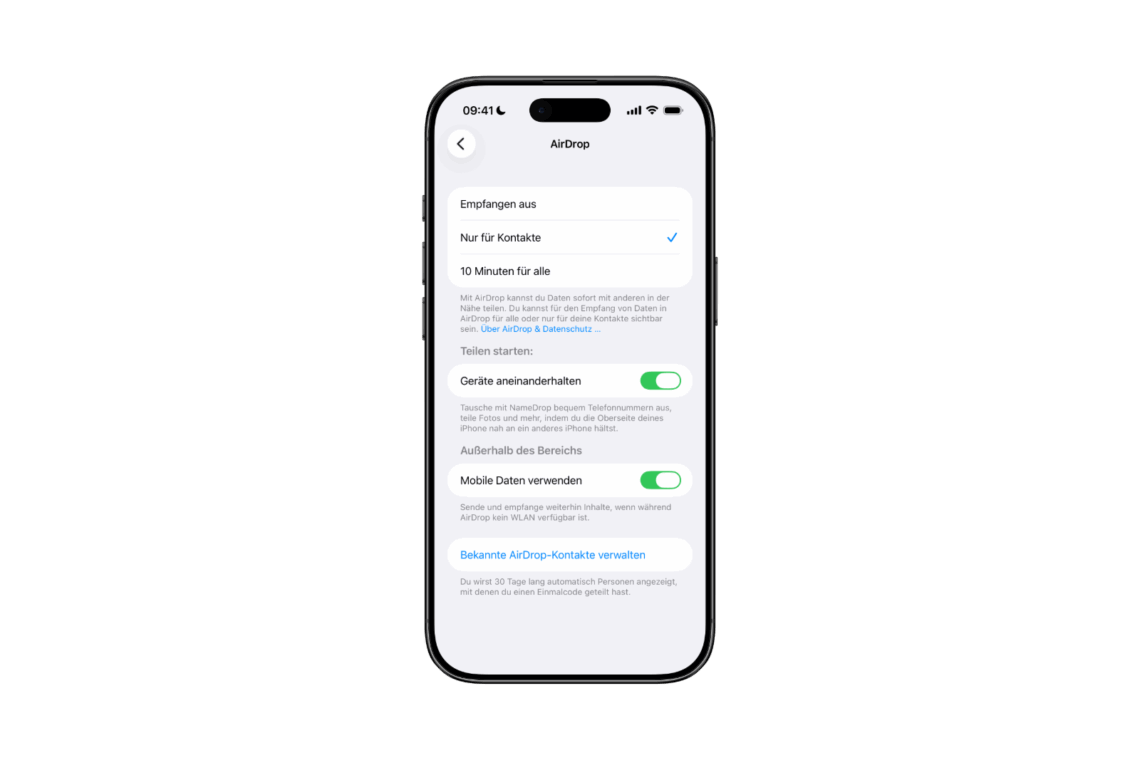iOS 26.2 introduces 30 days of AirDrop access via codes Apfelpatient
