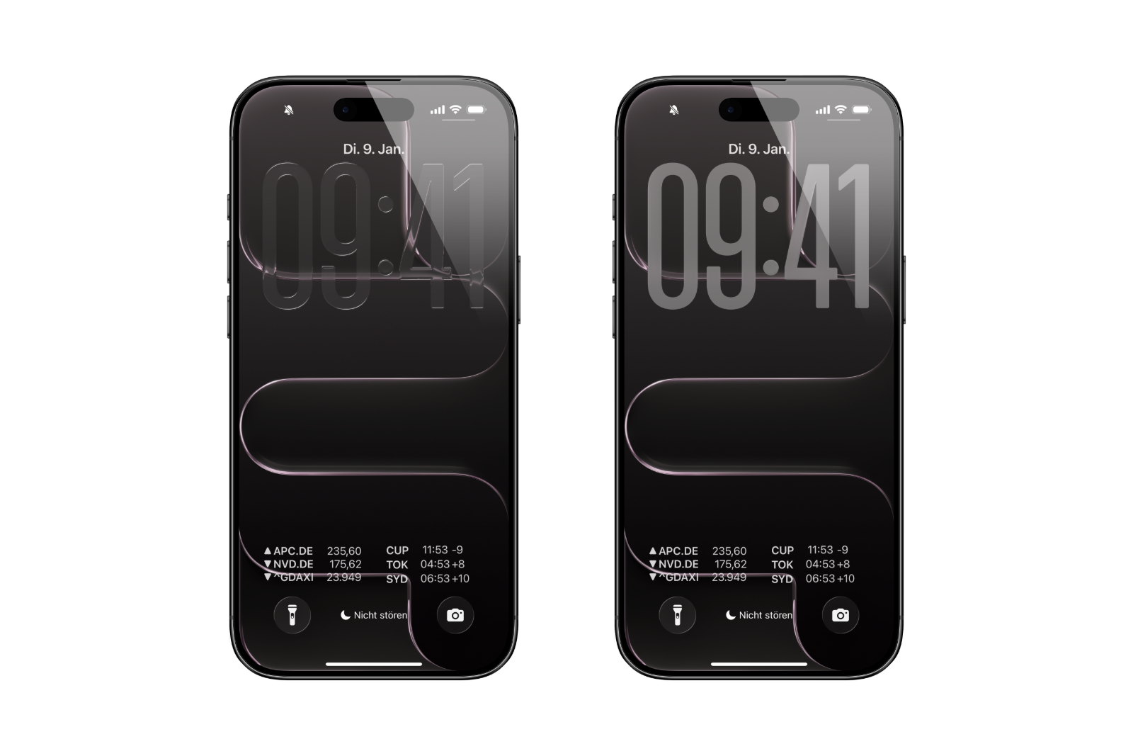 iOS 26.2 Liquid Glass-Schieberegler