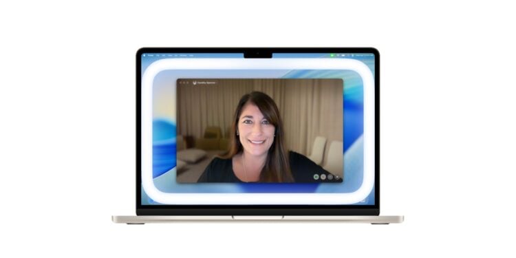 macOS 26.2 FaceTime Edge Light