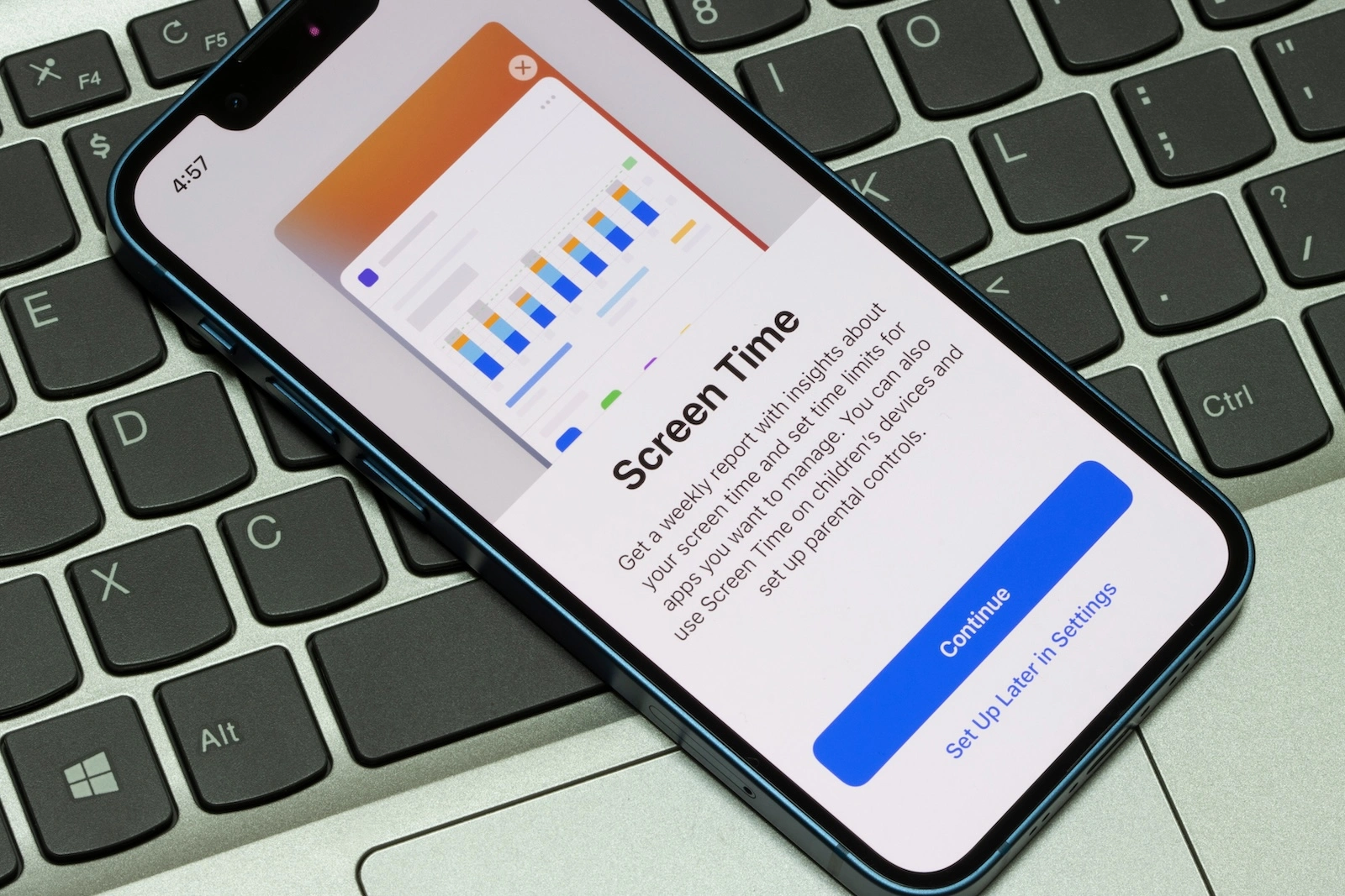 Bildschirmzeit einrichten iPhone