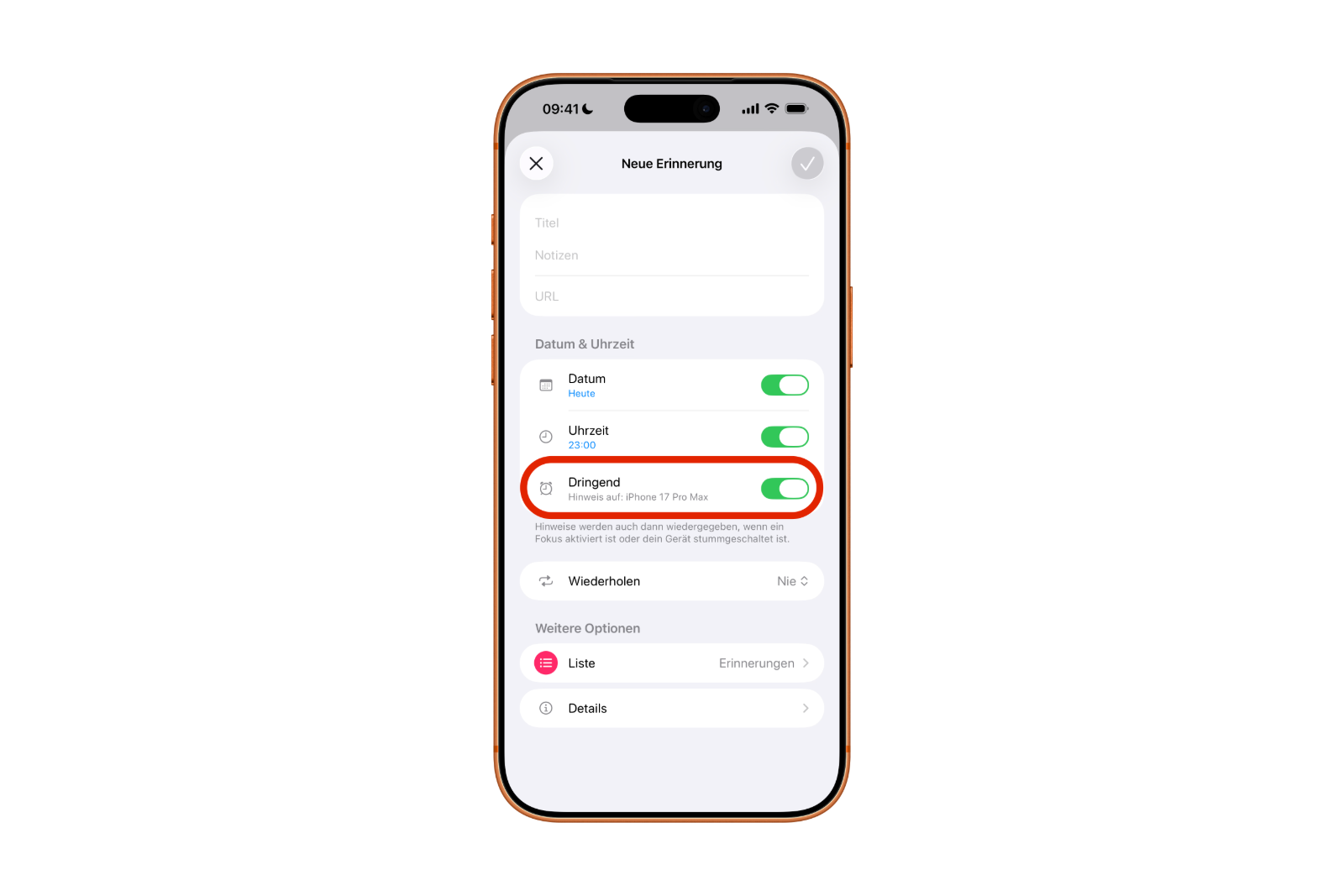 iOS 26.2 Reminders App Urgent