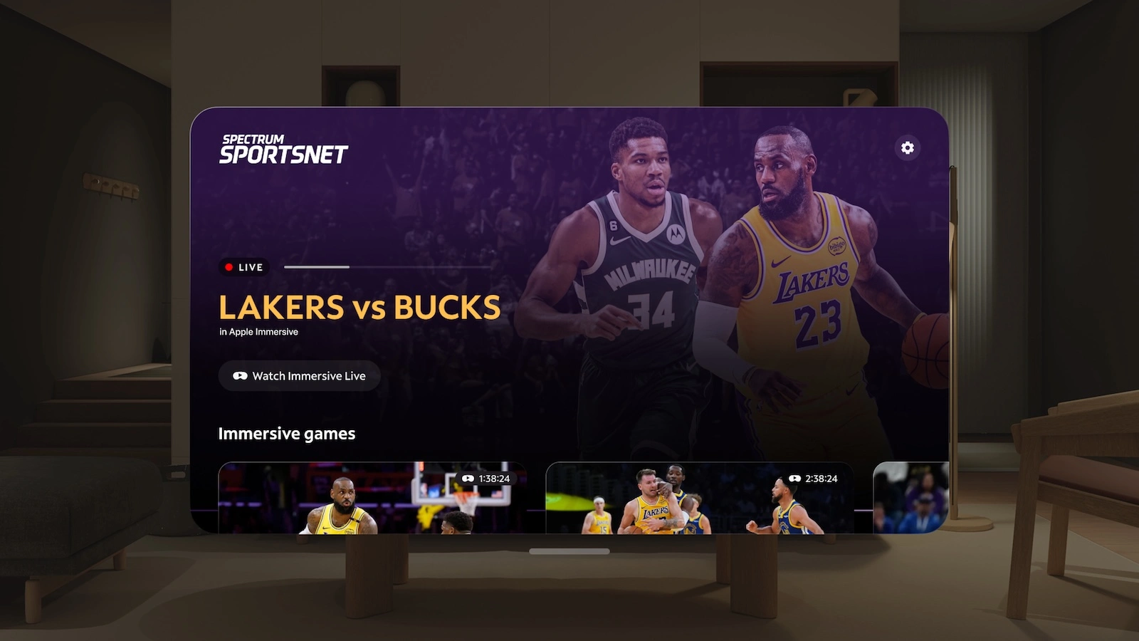 Apple Vision Pro NBA