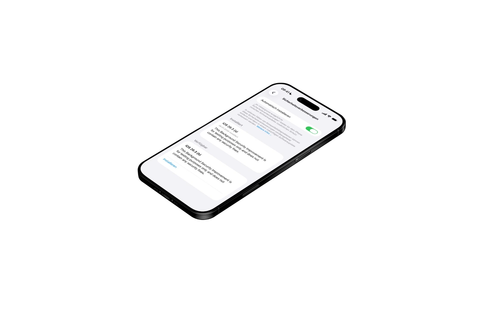 iOS 26.3 Hintergrund Sicherheitsverbesserungen