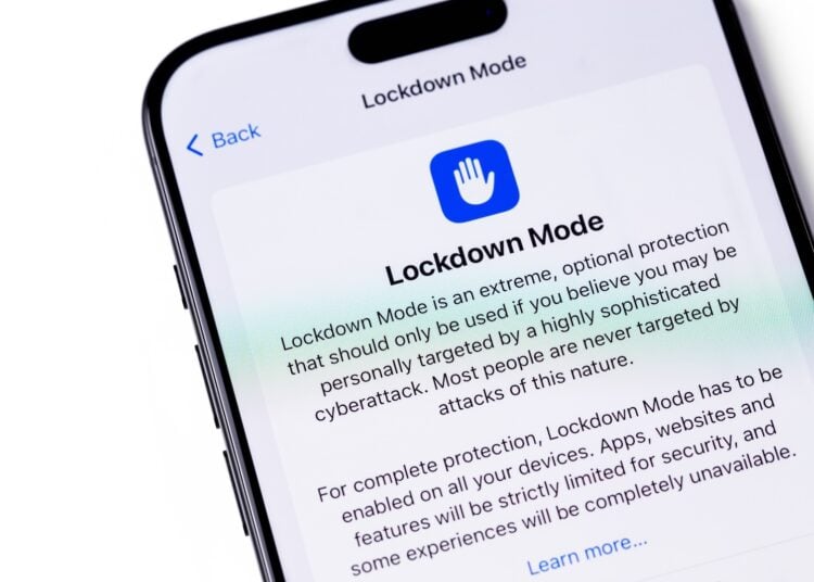 Blockierungsmodus Apple