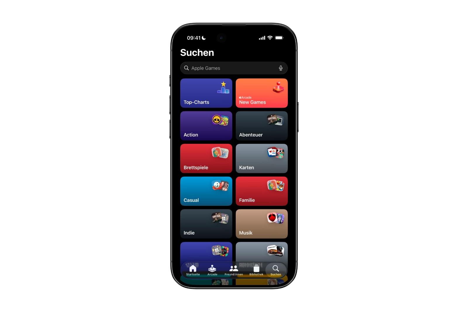 iOS 26.4 Beta 2 Apple Games Suche