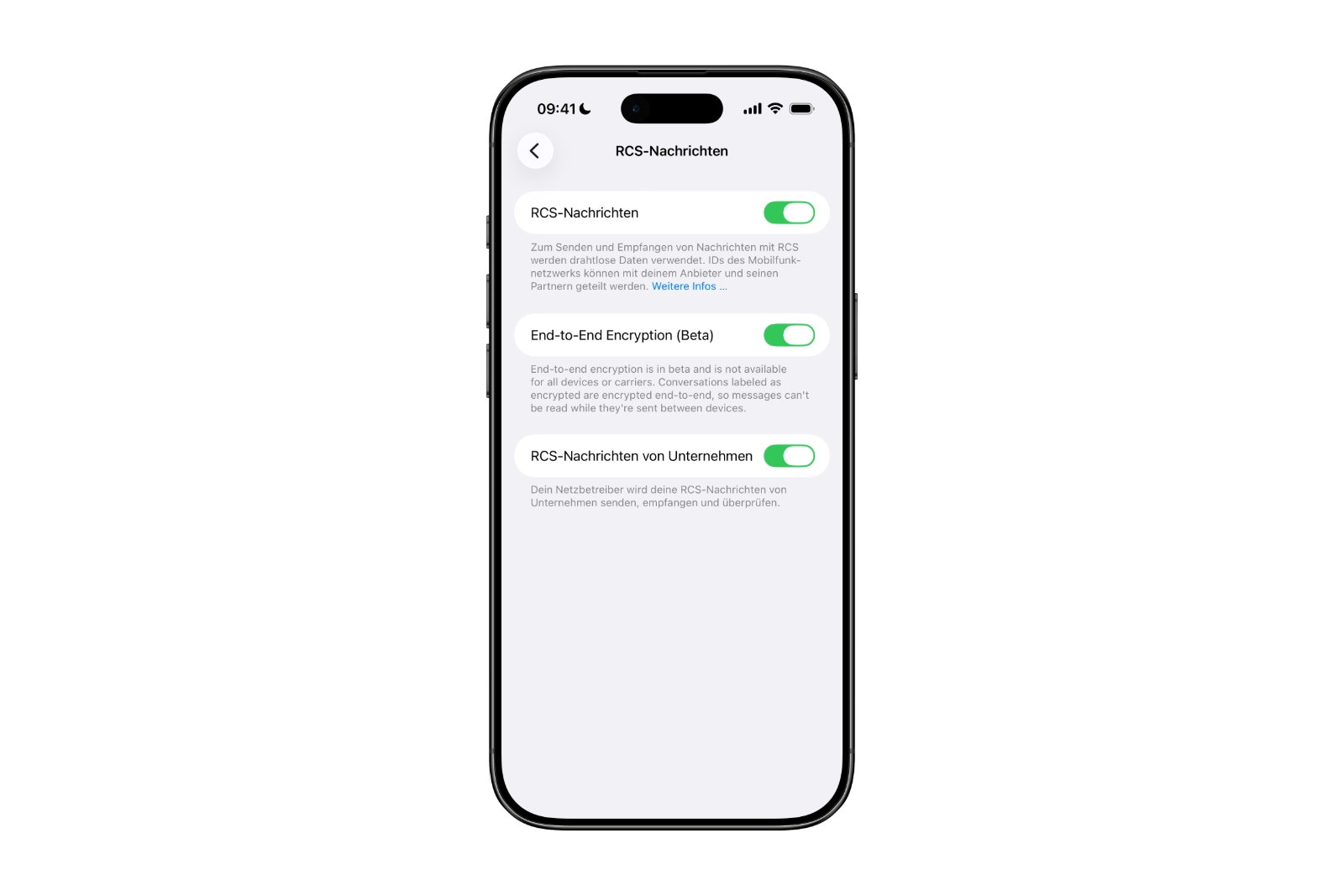 iOS 26.4 RCS Verschlüsselung