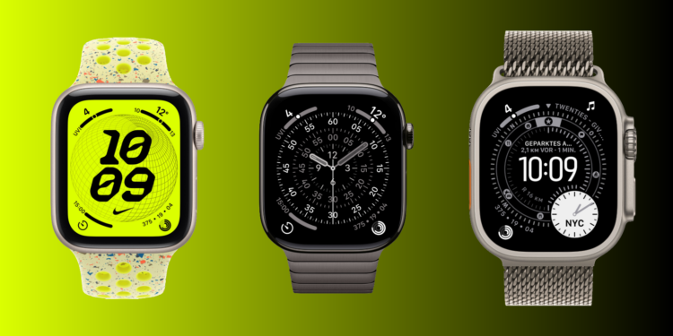 Apple Watch Vergleich SE 3 Series 11 Ultra 3