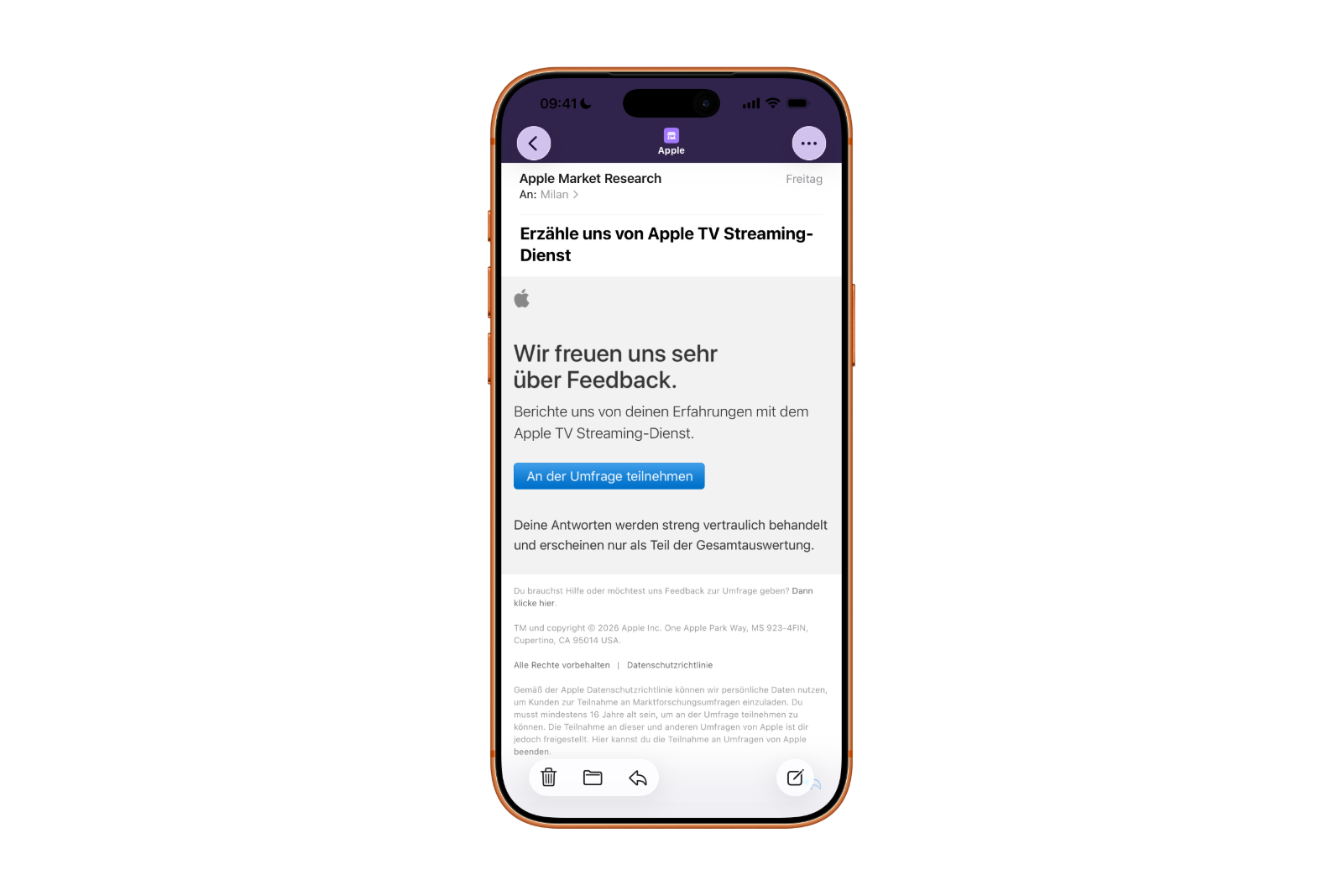 Apple TV Survey April 2026
