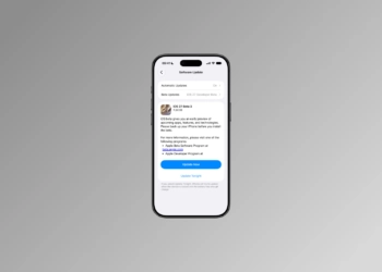 iOS 27 Beta 3 im Softwareupdate-Bereich der iPhone-Einstellungen bereit zur Installation
