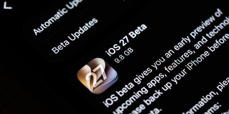 iOS 27 Public Beta