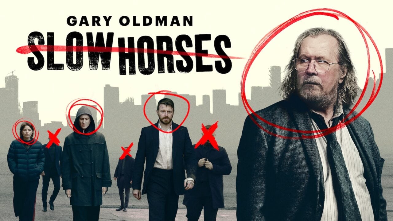 Key Art zur sechsten Staffel von Slow Horses, die ab dem 16. September bei Apple TV läuft