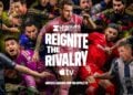 Leagues Cup 2026 artwork featuring players from MLS and Liga MX and the Apple TV logo