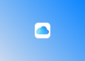 iCloud-Symbol auf blauem Farbverlauf als Symbolbild zur iCloud-Hintertür in Großbritannien