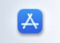 App Store Symbol auf hellem Farbverlauf als Motiv zur App Store Provision auf externe Käufe