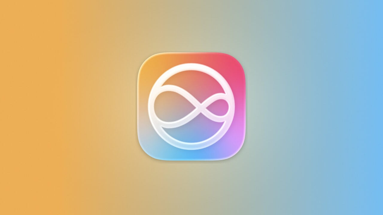 Siri-App-Symbol auf gelb-blauem Farbverlauf als Motiv zum Apple KI-Modell für China