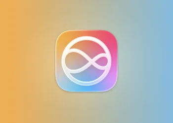 Siri-App-Symbol auf gelb-blauem Farbverlauf als Motiv zum Apple KI-Modell für China