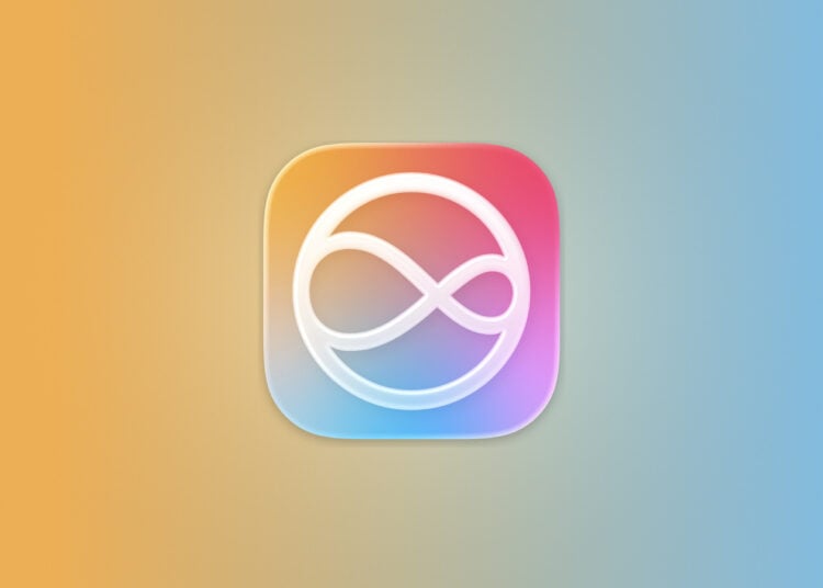 Siri-App-Symbol auf gelb-blauem Farbverlauf als Motiv zum Apple KI-Modell für China