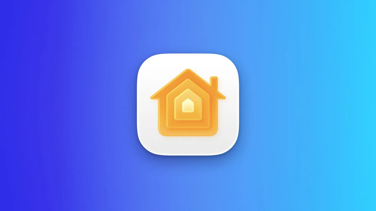 Icon der Home-App auf blauem Farbverlauf als Symbol für den Apple Smart Home Hub