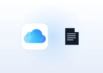 iCloud-Symbol neben einem Dokumentsymbol als Aufmacher zum Bericht über den iCloud-Zugriff ehemaliger Apple-Mitarbeiter