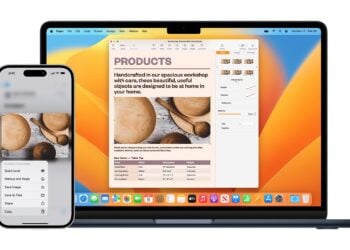 Copied content moving from an iPhone to a MacBook – clipboard sharing between iPhone and Windows is set to work the same way