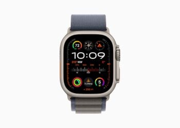 Apple Watch Ultra 2 mit dem Modular-Ultra-Zifferblatt, dessen Aufbau das Modular Zifferblatt in watchOS 27 aufgreift